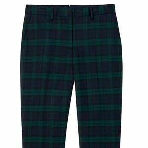 Green and Navy J.CREW Wool Blend Pants Size 8